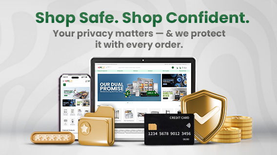 Close-up of cozy kitchen scene with text “WE’VE GOT YOU. ALWAYS” and promise of friendly support, real people, no guesswork—clean, welcoming vibe